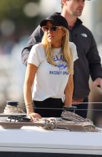 CARRIE BICKMORE and Tommy Little Set Sail on Sydney Harbour 07/21/2023