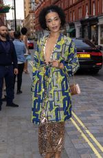 CASSIE CLARE Arrives at British Vogue x Self-portrait Summer Party in London 07/13/2023