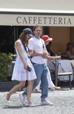CAYLEE COWAN and Casey Affleck Out in Rome 07/08/2023