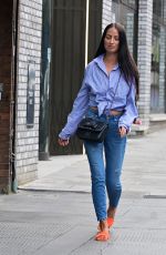 CHANTELLE HOUGHTON Heading to Karens Diner in Islington 07/02/2023