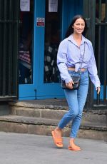 CHANTELLE HOUGHTON Heading to Karens Diner in Islington 07/02/2023