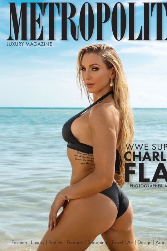 CHARLOTTE FLAIR on the Cover of Metropolitan Magazine, July 2023