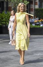 CHARLOTTE HAWKINS Arrives at Global Studios in London 06/30/2023