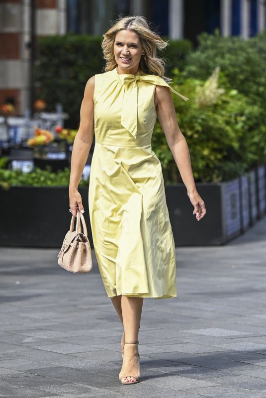 CHARLOTTE HAWKINS Arrives at Global Studios in London 06/30/2023