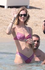 CHIARA FERRAGNI in Bikini on the Beach in Mykonos 07/15/2023