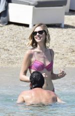 CHIARA FERRAGNI in Bikini on the Beach in Mykonos 07/15/2023