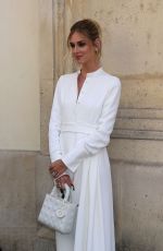 CHIARA FERRAGNI Leaves Dior Couture Show at Haute Couture FW23/24 Week in Paris 07/03/2023