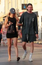 CHLOE LECAREUX Out with Her Boyfriend in Saint Tropez 07/23/2023