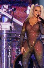 CHRISTINA AGUILERA Performs at Pride Island Concert in New York 06/25/2023