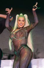 CHRISTINA AGUILERA Performs at Pride Island Concert in New York 06/25/2023
