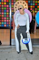 CHRISTINA AGUILERA Taking Kids to Color Exhibit in New York 07/01/2023