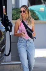 CHRISTINE BAUMGARTNER at a Gas Station in Montecito 07/27/2023