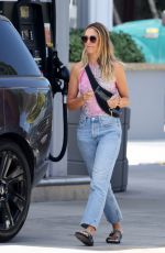 CHRISTINE BAUMGARTNER at a Gas Station in Montecito 07/27/2023