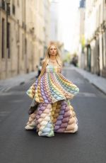 CHRISTINE QUINN at a Photoshoot in Paris 07/17/2023