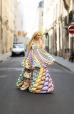 CHRISTINE QUINN at a Photoshoot in Paris 07/17/2023
