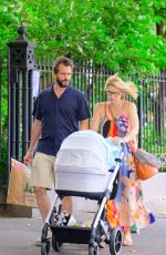 CLAIRE DANES and Hugh Dancy Out with Their Newborn in New York 07/10/2023
