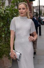 CLARA PAGET Arrives at British Vogue x Self-portrait Summer Party in London 07/13/2023