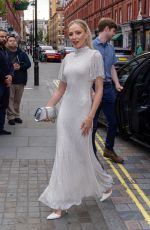 CLARA PAGET Arrives at British Vogue x Self-portrait Summer Party in London 07/13/2023