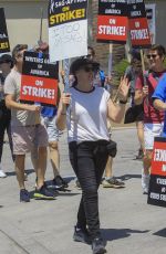 CLEA DUVALL Supporting SAG Strike at Paramount in Hollywood 07/25/2023