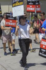 CLEA DUVALL Supporting SAG Strike at Paramount in Hollywood 07/25/2023