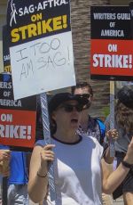 CLEA DUVALL Supporting SAG Strike at Paramount in Hollywood 07/25/2023