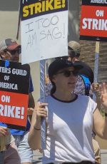 CLEA DUVALL Supporting SAG Strike at Paramount in Hollywood 07/25/2023