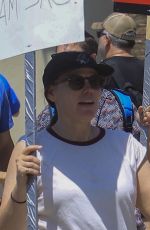 CLEA DUVALL Supporting SAG Strike at Paramount in Hollywood 07/25/2023