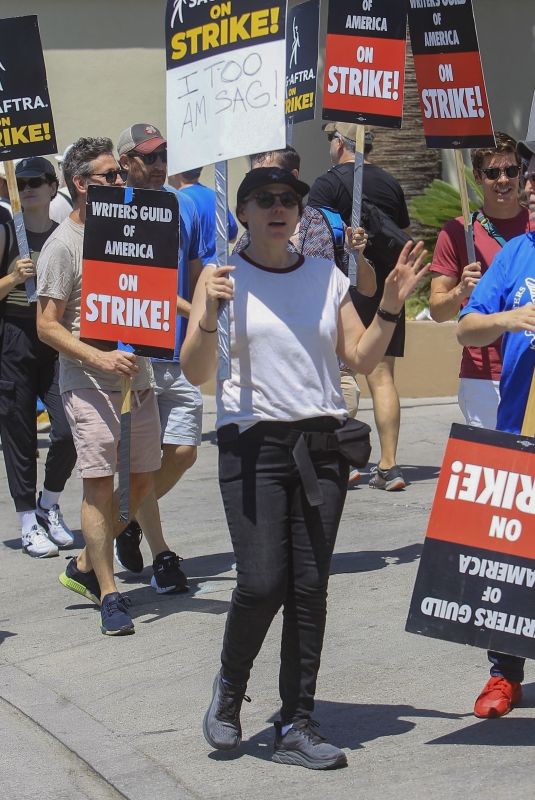 CLEA DUVALL Supporting SAG Strike at Paramount in Hollywood 07/25/2023