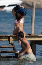 CORAL SIMANOVICH in Bikini at a Beach in Ibiza 07/05/2023