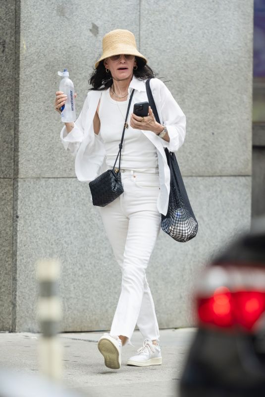 COURTENEY COX Out and About in New York 07/27/2023