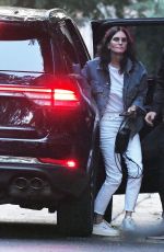 COURTENEY COX Out for Dinner at Pylos Greek Restaurant in New York 07/26/2023