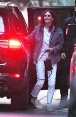 COURTENEY COX Out for Dinner at Pylos Greek Restaurant in New York 07/26/2023