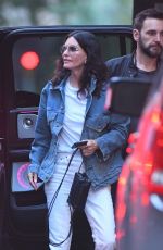 COURTENEY COX Out for Dinner at Pylos Greek Restaurant in New York 07/26/2023