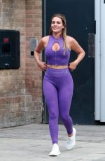 DANIELLE LLOYD Heading to a Gym in London 07/04/2023