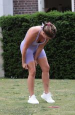 DANIELLE LLOYD Working Out with Her Personal Trainer in Birmingham 07/23/2023
