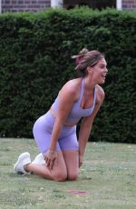 DANIELLE LLOYD Working Out with Her Personal Trainer in Birmingham 07/23/2023