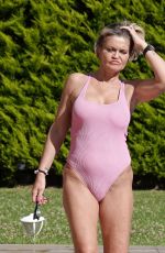 DANNIELLA WESTBROOK in Swimsuit at a Pool in Antalya 07/09/2023