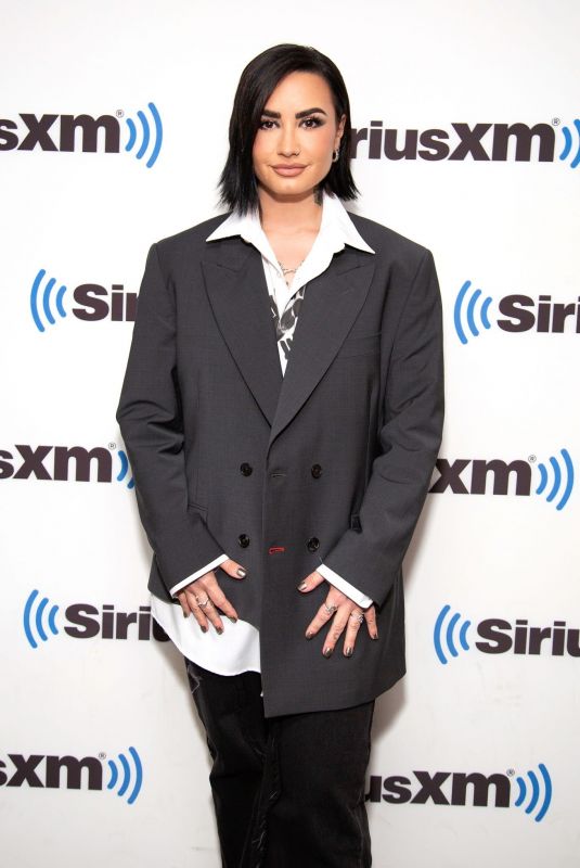 DEMI LOVATO at Ssiriusxm Studios in New York 07/14/2023