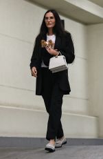 DEMI MOORE Arrives at Honor Titus