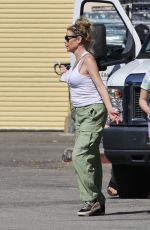 DENISE RICHARDS Leaves U-Haul Full of Furniture in Los Angeles 07/06/2023