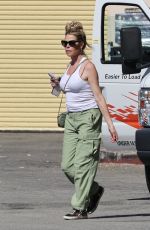 DENISE RICHARDS Leaves U-Haul Full of Furniture in Los Angeles 07/06/2023