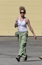 DENISE RICHARDS Leaves U-Haul Full of Furniture in Los Angeles 07/06/2023