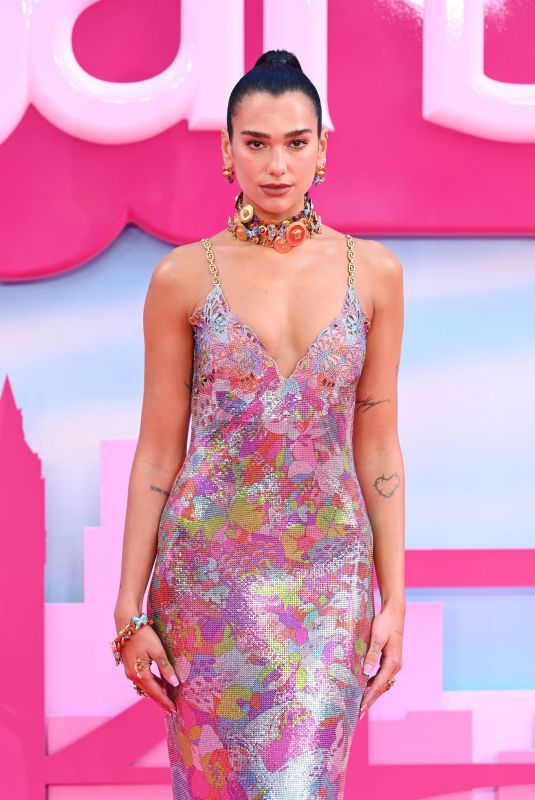 DUA LIPA at Barbie Premiere in London 07/12/2023
