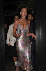 DUA LIPA Leaves Barbie Premiere Afterparty in London 07/12/2023