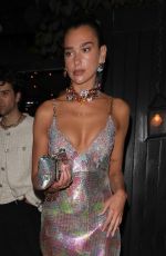 DUA LIPA Leaves Barbie Premiere Afterparty in London 07/12/2023