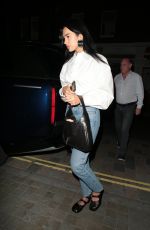 DUA LIPA Leaves Chiltern Firehouse in London 07/21/2023