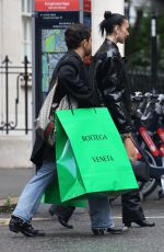 DUA LIPA Out Shopping in London 07/17/2023