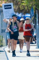 DYLAN MEYER at SAG Strike at Netflix Studio in Hollywood 07/17/2023