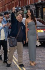 EIZA GONZALEZ Arrives at British Vogue x Self-portrait Summer Party in London 07/13/2023