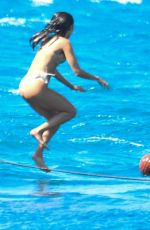 EIZA GONZALEZ in Bikini at a Yacht in Italy 07/25/2023